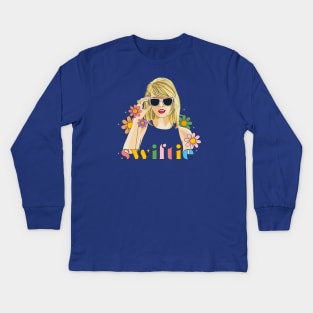 Taylor Swift Swiftie Kids Long Sleeve T-Shirt